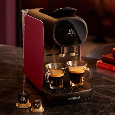 Philips LM9012/50 LOr Barista Sublime Capsule Koffiezetapparaat Rood/Zwart - thumbnail