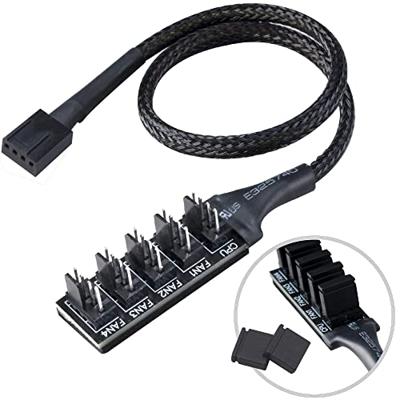 Akasa AK-CBFA08-30BK 1>5x PWM 4-pin 30cm Akasa AK-CBFA08-30BK 1>5x PWM 4-pin 30cm