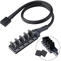Akasa AK-CBFA08-30BK 1>5x PWM 4-pin 30cm - thumbnail