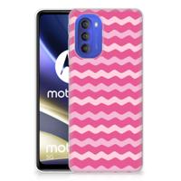 Motorola Moto G51 5G | TPU bumper | Waves Pink - thumbnail