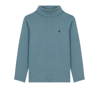 Onder-sweater voor kinderen van effen katoen PETIT BATEAU