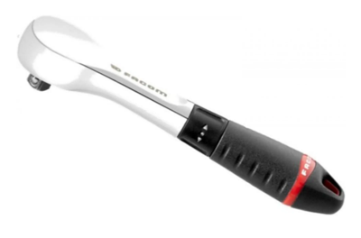 Facom ratel 1/4' met stofdichte kop