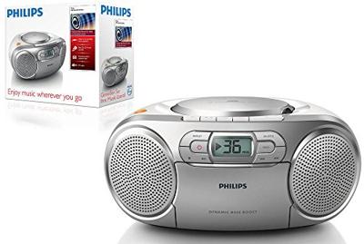 Philips AZ127 CD speler Zilver - thumbnail