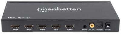 Manhattan 207881 HDMI-switch 4 poorten Met afstandsbediening 1920 x 1080 Pixel