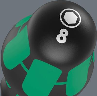 Wera 395 Dopschroevendraaier Werkplaats Sleutelbreedte (metrisch): 10 mm Koplengte: 125 mm