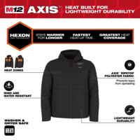 Milwaukee M12™ HPJBL3-0 (L) HEXON Verwarmde pufferjas zwart - 4932493839 - thumbnail