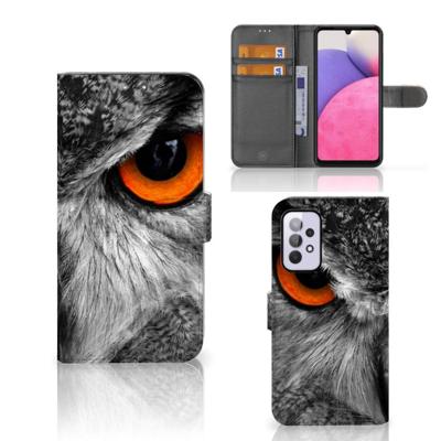 Samsung Galaxy A33 5G | Telefoonhoesje | Met pasjeshouder | Uil Samsung Galaxy A33 5G | Telefoonhoesje | Met pasjeshouder | Uil