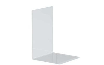 Boekensteun maul 12x12x17cm acryl glashelder