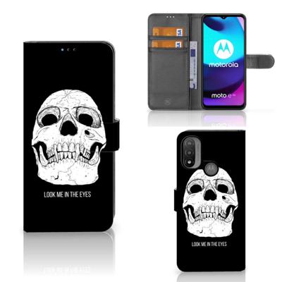 Telefoonhoesje met Naam Motorola Moto E20 | E30 | E40 Skull Eyes Telefoonhoesje met Naam Motorola Moto E20 | E30 | E40 Skull Eyes