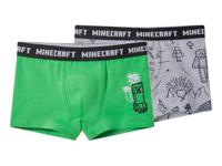 Set van 2 kinder boxers (groen/grijs, 134/140) - thumbnail
