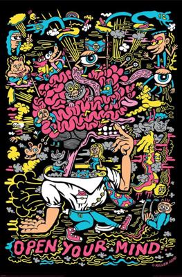 Poster Killer Acid - Open Your Mind 61x91,5cm Poster Killer Acid - Open Your Mind 61x91,5cm