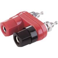 TRU COMPONENTS TC-R1-19B-2P Red/Black/Black Poolklem Zwart, Rood 10 A 1 stuk(s) - thumbnail