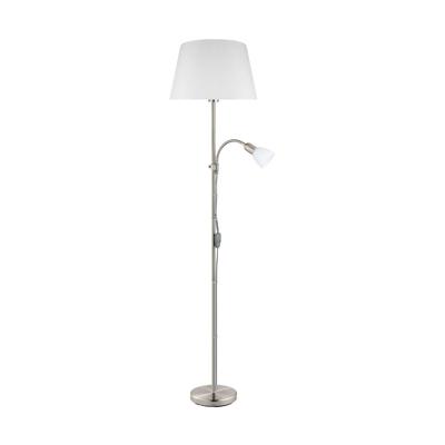 EGLO Conesa Vloerlamp - E27|E14 - 170 cm - Grijs|Wit