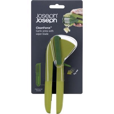 Joseph Joseph Cleanforce Knoflookpers met Geïntregeerde Schoonmaker Groen Joseph Joseph Cleanforce Knoflookpers met Geïntregeerde Schoonmaker Groen