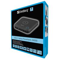 Sandberg 420-57 powerbank 24000 mAh Draadloos opladen Zwart - thumbnail