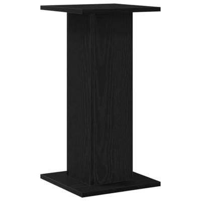 VidaXL Luidspreker standaards 2 pcs zwart eiken 30 x 30 x 60 cm VidaXL Luidspreker standaards 2 pcs zwart eiken 30 x 30 x 60 cm