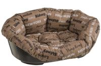 Divano Basket 4 - Celeste - Piccolo - Ovale - Interno - Cuscino separato - thumbnail