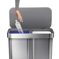 Simplehuman Prullenbak Liner Pocket Recycler 24 + 34 liter Zilver - thumbnail