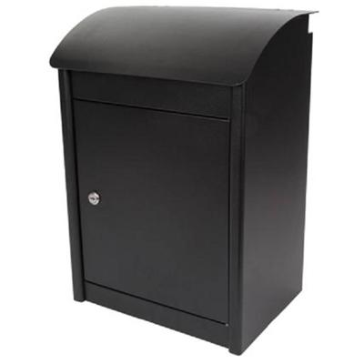 Pakketbrievenbus Malmo 360x260x505mm zwart