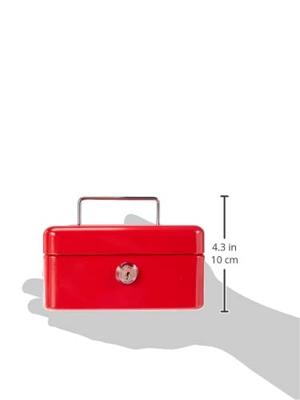 Burg Wächter 5015 red Geldcassette (b x h x d) 152 x 80 x 115 mm Rood - thumbnail