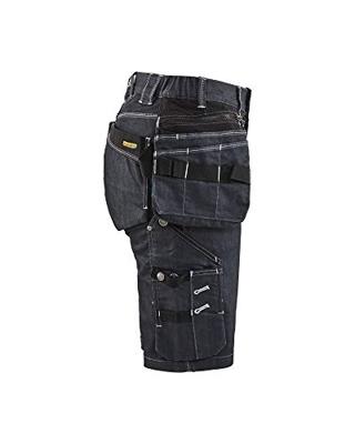 Blåkläder Dames Short Denim Stretch X1900 79921141 | Marineblauw/Zwart | Maat 48 - 7330509656761