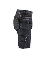 Blåkläder Dames Short Denim Stretch X1900 79921141 | Marineblauw/Zwart | Maat 48 - 7330509656761 - thumbnail