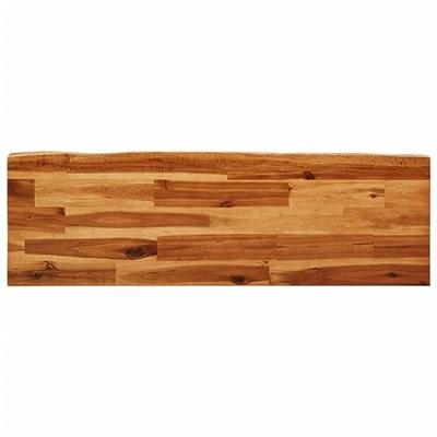 Bankje met natuurlijke rand 110 cm massief acaciahout