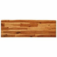 Bankje met natuurlijke rand 110 cm massief acaciahout - thumbnail