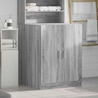 Wasmachinekast 71x71,5x91,5 cm grijs sonoma eikenkleurig - thumbnail