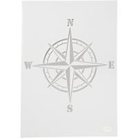 Creativ Company Flexibel sjabloon kompas a4 - thumbnail
