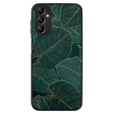 Samsung Galaxy A14 hoesje - Monstera leaves Samsung Galaxy A14 hoesje - Monstera leaves