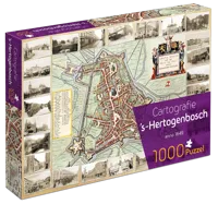 Puzzel Cartografie 's-Hertogenbosch 1000 stukjes - thumbnail
