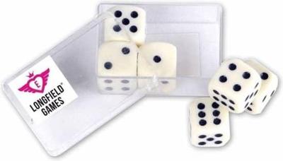 Dobbelstenen 6 in doos pak a 12 doosjes