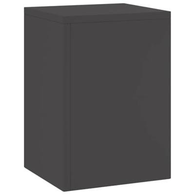 VidaXL Plantenstandaard 2 pcs zwart 24 x 24 x 35 cm staal