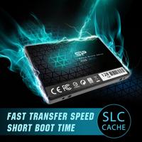 Silicon Power sp128gbss3a55s25 ace a55 ssd, 128gb, 7mm 2.5inch, sata3, 3d nand, slc cache - thumbnail