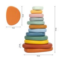 Small Foot - houten montessori river rocks evenwichtsspel fsc - thumbnail