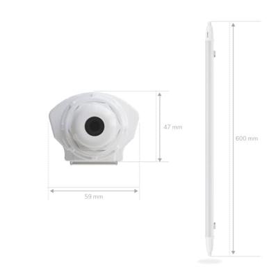 Set van 2 Q-Series LED TL Armaturen 60cm - 18 Watt 2160 Lumen vervangt 72 Watt - 120lm/W - 6500K daglicht wit licht - Gereedschapsloos Koppelbaar - IK08 - IP65 Waterdicht - Tri-proof plafondverlichting Set van 2 Q-Series LED TL Armaturen 60cm - 18 Watt 2160 Lumen vervangt 72 Watt - 120lm/W - 6500K daglicht wit licht - Gereedschapsloos Koppelbaar - IK08 - IP65 Waterdicht - Tri-proof plafondverlichting