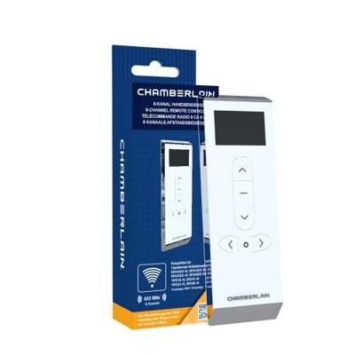 Chamberlain RTX8P-10 8-kanaals Draadloze handzender 433 MHz