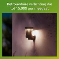 Philips LED Avery 929004658901 Wandlamp op zonne-energie met bewegingsmelder LED 1.8 W Zwart - thumbnail