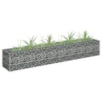 VidaXL Gabion plantenbak verhoogd 180x30x30 cm gegalvaniseerd staal - thumbnail