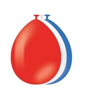 Ballonnen Rood-Wit-Blauw (50st) - thumbnail