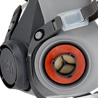 3M mondmasker met vervangbare filters, herbruikbaar, biedt A2P2 ademhalingsbescherming - thumbnail