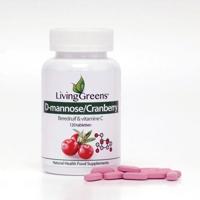 Livinggreens Cranberry met D-Mannose 120 Tabletten - thumbnail