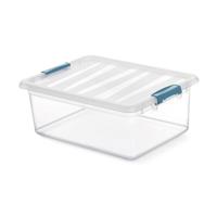 Multi-functionele Kist Domopak Living Katla 39 x 29 x 15,5 cm Transparant Polypropyleen 12 L - thumbnail
