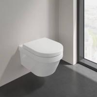 Villeroy & Boch Omnia Architectura hangtoilet CeramicPlus met softclose en quickrelease Combi-pack Wit - thumbnail