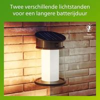 Philips LED Juda 929004633201 Wandlamp op zonne-energie met bewegingsmelder LED 3.2 W Zwart - thumbnail