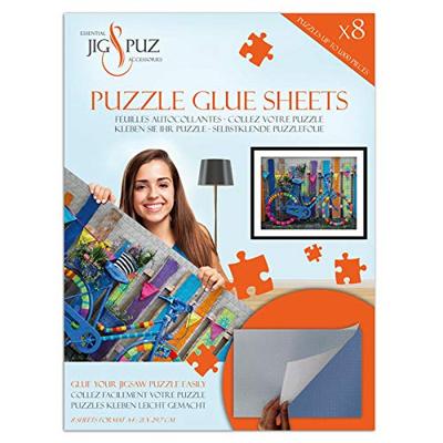 Jig & Puz Puzzel Kleeffolie – Voor 1000 Stukjes – 1 Vel Jig & Puz Puzzel Kleeffolie – Voor 1000 Stukjes – 1 Vel