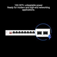 ASUS QG-U1080 8-poorts OnManagement Switch 2.5G & Ports 10G SFP Plus 4 Slimme Modi, Home Network Hub Ethernet Scheider, Plug and Play, Eenvoudige Configuratie, Stil - thumbnail