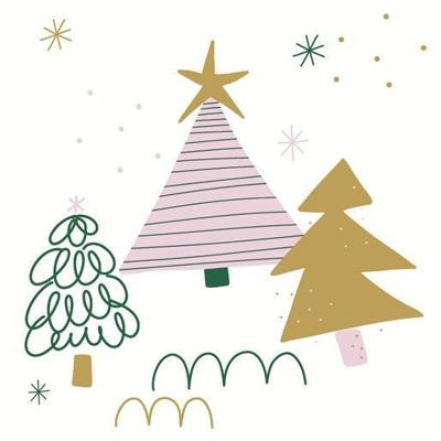 Servet l33b33 cm three trees 20st Duni - Duni Servet l33b33 cm three trees 20st Duni - Duni