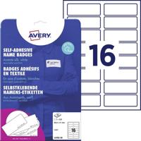 AVERY zelfklevende badge ft 88,9 x 31 mm, doos van 320 stuks, wit - thumbnail